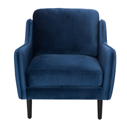 Navy best sale patterned armchair